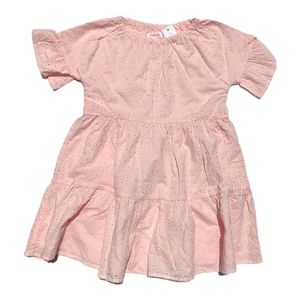 Gymboree Girls S 5-6 Pink Eyelet Dress